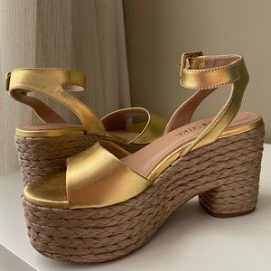 Gold Platform Shoes